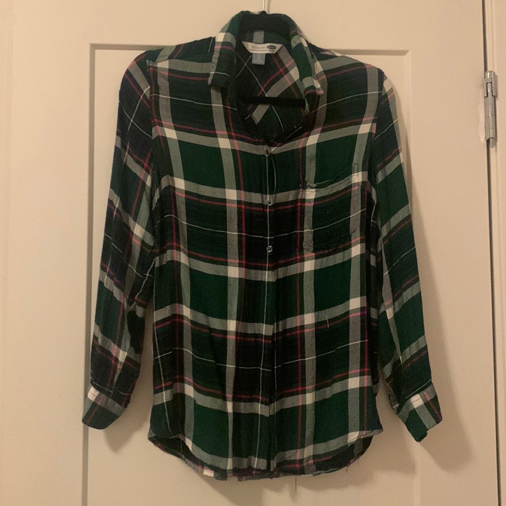 Size S Old Navy Plaid Shirt